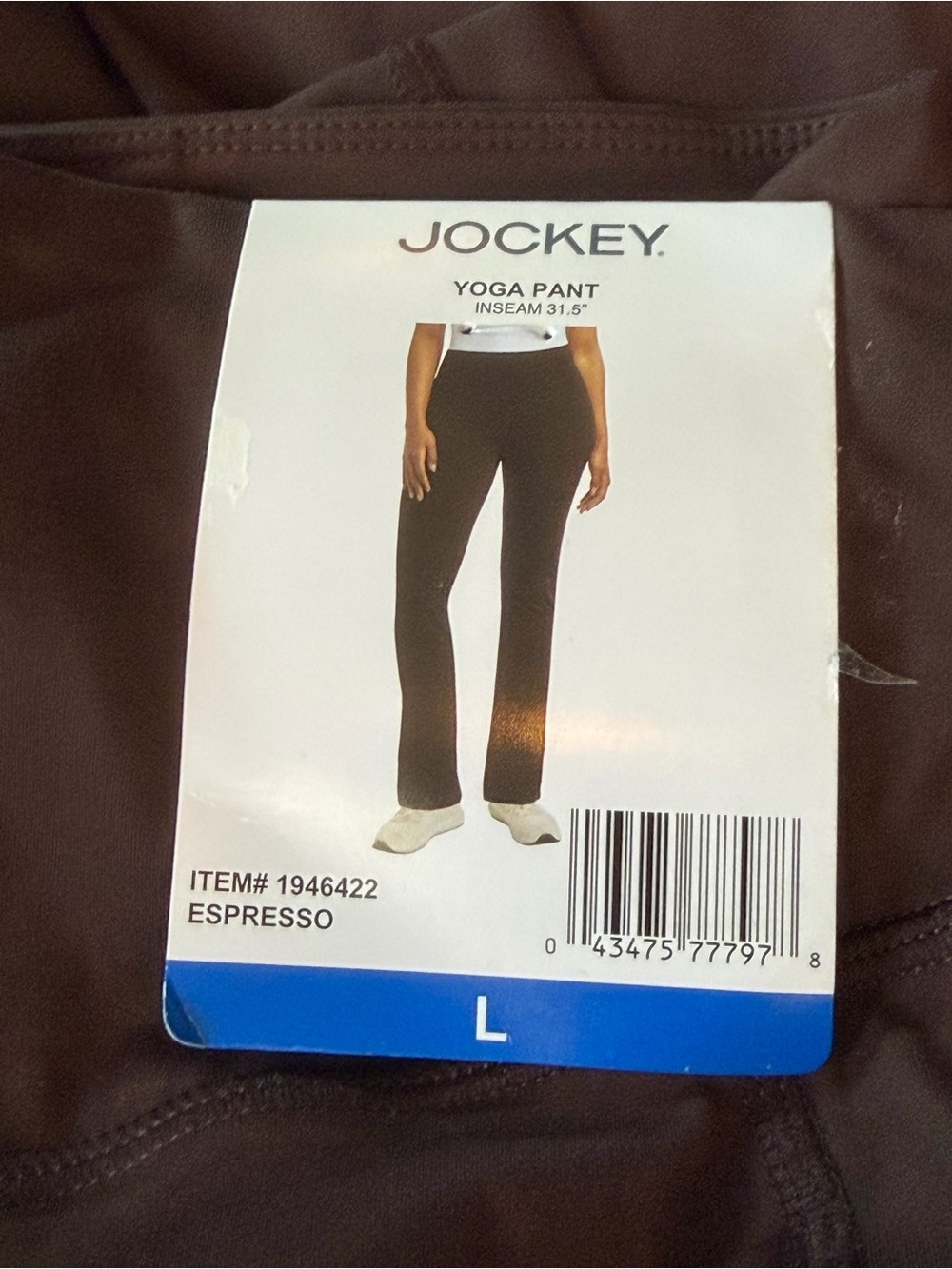 Jockey Espresso Flare Yoga Pants - Brown